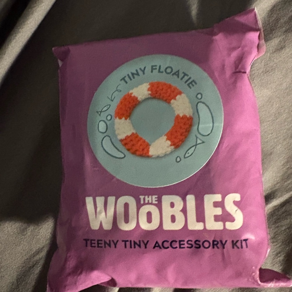 The Woobles Teeny Tiny Accessory Kit new sealed tiny floatie